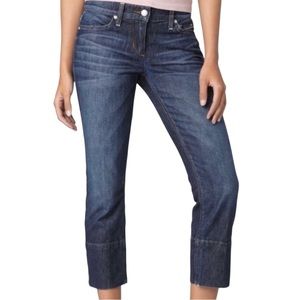 Joe’s Jeans Socialite Kicker Crop in Blue Size 28